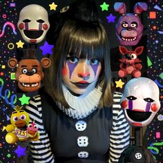 #fnaf #puppetcosplay #halloween #fnafcosplay Fnaf Halloween Costumes, Fnaf Halloween, Fnaf Costumes, Fnaf Cosplays, Fnaf Costume, Fnaf Crafts, Fnaf Cosplay, My Halloween Costume, Trio Halloween Costumes