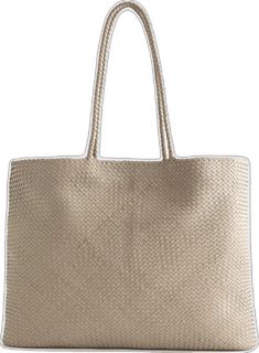 Casual Woven Satchel Shoulder Bag, Modern Leather Woven Shoulder Bag, Everyday Intrecciato Weave Tote Bag, Everyday Intrecciato Tote Bag, Casual Woven Satchel Hobo Bag, Casual Beige Woven Hobo Bag, Casual Woven Rectangular Hobo Bag, Versatile Everyday Woven Leather Bag, Versatile Everyday Bag With Woven Leather