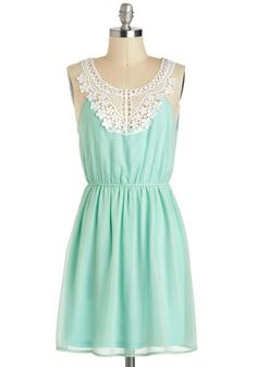 Pergola Di Da Dress, #ModCloth Mint Green Dress, Mint Dress, Sheer Dress, A Dress, Pretty Dresses, Green Dress, Cute Dresses, Dress To Impress, Tent