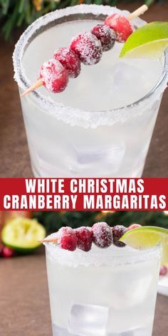 white christmas cranberry margarita recipe