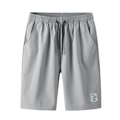 New Men Shorts Fashion Elgooss Summer Shorts Men, Shorts Cotton, Clothing Casual, Shorts Men, Men Fits, Black Khakis, Beach Shorts, Grey Khakis