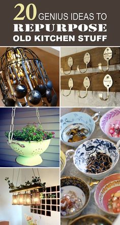 20 genius ideas to repurpose old kitchen stuff