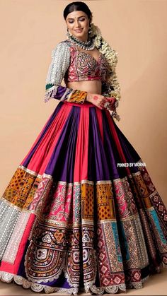 Lehenga For Navratri, Celebration Dance, Lehenga Dress, Navratri Garba, Lehenga Choli For Women