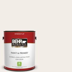 a pink paint with the words behr premium plus on it