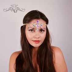 Dance Hairpiece, Rhinestone Hairpiece, Crystal Hairpiece, Dance Hair Accessory, Crystal Hairband, Ballroom Hairpiece, Dance Hair Jewelry - Etsy Ukraine Rhinestone Hairpiece, Ballroom Jewelry, Dance Hair, Belly Dance Jewelry, Dance Hairstyles, Dance Jewelry, Hand Flowers, Head Jewelry, Hand Bracelet