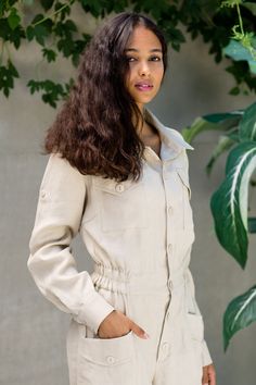 Explore more linen clothes https://etsy.me/31akCv3 Long sleeve coverall in travelling and work wear style for fall - winter. Comfortable jumpsuit with pockets and buttons. Available to order in any colors. Safari beige linen jumpsuit for woman plus size Description: Textile - 100%linen. Beige mid weight Pockets, belt I'll be pleased if you leave your chest, waist, hips and height measurements with order Feel free to ask any questions Available for any custom changes - size, length, colors, style Casual Linen Long Sleeve Jumpsuits And Rompers, Linen Jumpsuits And Rompers With Pockets For Work, Beige Jumpsuits And Rompers With Pockets For Work, Style For Fall, Ukrainian Dress, Jumpsuit With Pockets, Womens Jumpsuits, Linen Jumpsuit, Maxi Styles