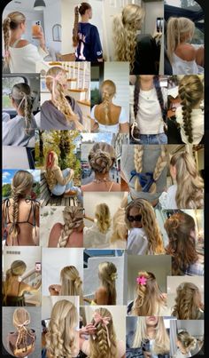 Perf for summer<33 more in profile :) have a Good day !! -tay xx Plaits Hairstyles, Peinados Fáciles Para Cabello Corto, Effortless Hairstyles, Back To School Hairstyles, Hair Stylist Life