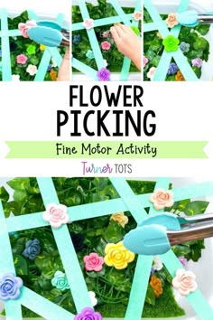 flower picking activity for kids to do with flowers