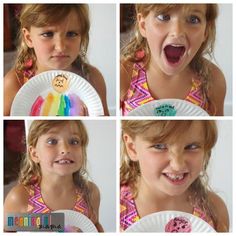 Paper Plate Feeling Spinner Emotion Stickers, The Way I Feel, Paper Plate, Kindergarten Activities, Creative Crafts