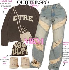 Sweater Lounge Set, Girly Girl Outfits, Fly Outfit, Causual Outfits, Swag Outfits, Lookbook Outfits