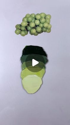 an image of grapes on a white surface