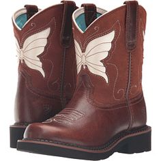 Ariat Kids Fatbaby Wings (Toddler/Little Kid/Big Kid) Wing Boots, Maple Glaze, Western Boot, Vineyard Wedding, Western Cowboy Boots, Tan Suede, Girls Boots, Big Kid