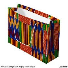 an image of a colorful shopping bag on white background