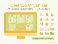 desktop organizer wallpapers custom icons mac & windows