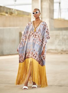 One-Size kaftan Dress Made From Tie & Dye

Fringe Hem

Fabric Is 100% Cotton

Embroidered V-Neckline

kaftan Length-57 inches Boubou Gown, African Kaftan Dress, Bubu Dress, African Kaftan, Kaftan Dress, African Fashion, Dress Making, Tie Dye, Dress Up