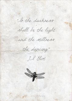 an old letter with a dragonfly on it