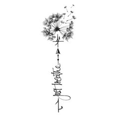 a dandelion with the words in japanese writing