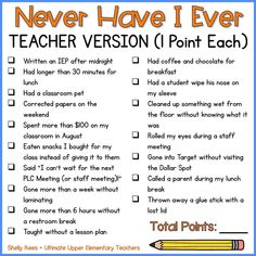 a printable teacher version of the never have i ever poem