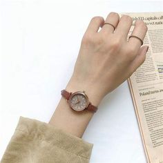 Simple Watches, Small Lady, Women Watches, Girls Watches, Brown Women, Women's Watches, Elegant Bracelet