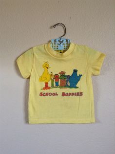 Vintage Sesame Street Shirt SOLD Thrift Manifest, Vintage Sesame Street, Street Clothes, Vintage Baby Clothes, Retro Kids, Etsy Instagram, Street Outfit, Future Kids, Vintage Wear