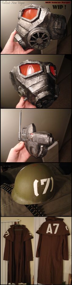 four different views of the inside of a helmet