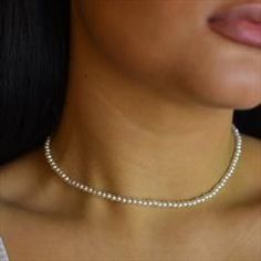 Enamel White and Off White color Necklace in Metal Alloy studded with Pearl Classic White Round Chain Necklace, Pearl White Chain Necklace For Formal Occasion, Color Necklace, Metal Necklace, White Necklace, Off White Color, Metal Necklaces, White Color, Off White