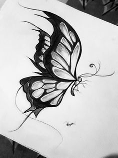 New butterfly 🦋 sketch. Drawing Ideas Butterfly, Butterfly Drawing Outline, Tattoo Ideas Butterfly, Sketch Butterfly, Wall Drawing Ideas, Birds Drawing, Fly Drawing, Butterfly Art Drawing, Butterfly Sketch