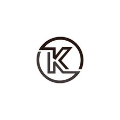 the letter k is inscribed in a circle