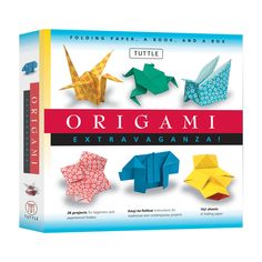 origami extraganzai folding paper book and box