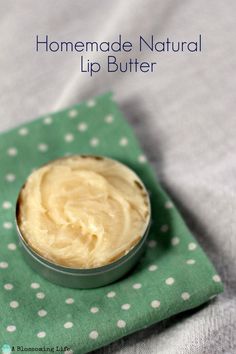 This lip gloss has quality ingredients like coconut oil, shea butter, bees wax, and vitamin e oil to help prevent and heal your chapped lips. #ablossominglife #lipbutter #diy Lip Butter Diy, Lip Butter Recipe, Healing Balm, Brown Spots On Face, Diy Lip Balm, Diy Lips, Natural Lip Balm