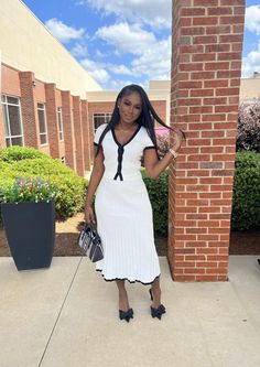 Business Casual Women Dresses, Jw Convention Outfits, Modest Church Outfits Summer, Black Women Church Outfit