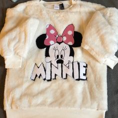 Nwot - Minnie Mouse Fuzzy Sweatshirt From Forever 21’s Disney Line. This Sweatshirt Is So Fuzzy & Soft And Has Never Been Worn. So So So Cute! Smoke-Free Home. Cute White Mickey Mouse Sweatshirt, Disney Graphic Print Top For Winter, Disney Graphic Print Tops For Winter, White Disney Crew Neck Sweatshirt, White Disney Graphic Print Sweatshirt, White Mickey Mouse Sweatshirt For Winter, White Mickey Mouse Winter Sweatshirt, Winter White Mickey Mouse Sweatshirt, Disney White Cartoon Print Sweatshirt