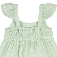 Embrace the sunshine with style! It's time for a wardrobe update, and our 100% cotton gauze dress is the perfect pick for warm days. Crafted for a soft touch on sensitive skin, it offers a breathable and comfy fit, making it the go-to choice for spring and summer outings. Getting your toddler dressed is a breeze with its easy pull-on design, and cleanup is simple with convenient machine washing. Get ready to welcome the sun in style with our adorable toddler girl dress! Our essentials have been Cotton Gauze Dress, Toddler Girl Dress, Baby Size Chart, Daisy Dress, Cotton Sleepwear, Ruffles Fashion, Gauze Dress, Wardrobe Update, Stylish Sweaters