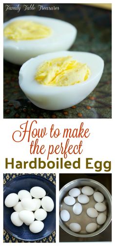 how to make the perfect hard boiled egg