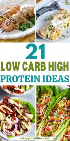 21 low carb high protein ideas