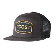 Introducing the Roost Panel Patch snapback hat, your stylish companion for all your outdoor adventures! Beat the sun's harsh rays with this versatile accessory that adds a touch of cool to any outfit. Don't leave home without it! Product details: High crown front Mesh back Crown: Structured Pro Crown Adjustable Snap-Back Visor: Flatbill Sweatband: 3-Part Comfort Cotton Fit Closure: Plastic Adjustable Snap-Back Sizes: Adult | One Size Fits Most Casual Durable Hat With Curved Brim, Casual Curved Brim Durable Hat, Lightweight Outdoor Snapback Cap, Lightweight Snapback Trucker Hat For Outdoor, Casual Trucker Hat With Flat Bill For Adventure, Lightweight Snapback Cap For Outdoor, Casual Trucker Hat With Flat Brim For Adventure, Casual Flat Bill Trucker Hat For Adventure, Casual Flat Brim Trucker Hat For Adventure