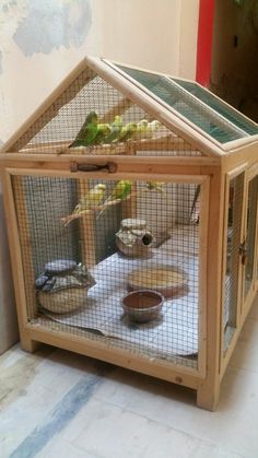 Pinjra Birds, Budgies Bird Cage, Diy Budgie Cage, Budgie Bird Cage Ideas, Diy Bird Cage How To Make, Bird Cage Ideas Indoor, Parakeet Cage Ideas Diy, Bird Cage Ideas Diy, Budgie Cage Ideas