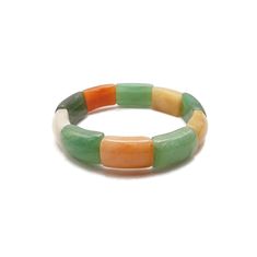 Check out our Coupon Codes Below! Material: Multi Jade  (Not Treated or Dyed) Shape: Rectangle shape Beads Bracelet Color: Multi Color Size: 10x25mm - Approx 20 Beads Per 7.5" Bracelet Hole Size: Approx 1.0mm Mined in China Note:  -Gemstone bead sizes are approximate and may have a +/- 0.5mm difference.   -Gemstone bead drill hole sizes are approximate and may have a +/- 0.2mm difference. Use our Coupon Codes for Big Savings! 10% off when you spend $50LRC10 15% off when you spend $100LRC15 20% off when you spend $200LRC20 Shipping: Items will be shipped out within 1-2 days except weekends & holidays.  Shipping Costs: We ship via USPS (United States Post Office) Shipping cost for a single item weighing under 1lb (16oz) is $3.50 and $0.35 cents for every additional item under 1lb (16oz) Orde Multi Colored Jade Bracelet, Bead Sizes, Gem Show, Beads Bracelet, Rectangle Shape, Post Office, Coupon Codes, Gemstone Beads, Jade