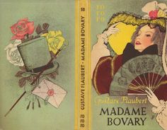 an old fashion book cover shows a woman holding a fan and flowers in her hair