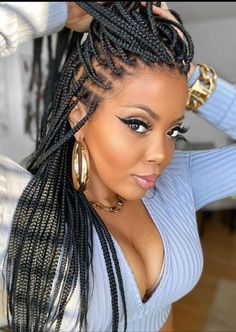 Long Box Braids, Box Braids Styling, Human Braiding Hair, Natural Hair Braids, Cornrows Braids