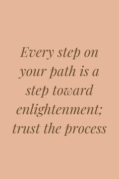 Embrace the journey of spiritual growth with this empowering quote. Trusting the process allows you to learn and evolve, revealing deeper insights into your life’s purpose. #SpiritualGrowth #Enlightenment #TrustTheJourney Trusting The Process, Embrace The Journey, The Journey, Words Of Wisdom, To Learn