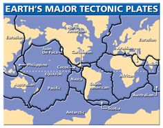 the earth's major tetonic plates