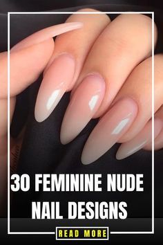 Short Nails Long Fingers, Acrylic Nail Designs French Tip Ideas Square, Natural Nail Almond Shape, Almond Nails Trendy Fall 2024, Natural Powder Nails, Fall Neutral Nails Almond Shape, Natural Nail Shape Ideas, Pretty Oval Nails, 2024 Nail Shape Trends