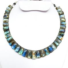 This listing is for Rainbow Fire Labradorite Beaded Necklace, Natural Labradorite Necklace for Women, Labradorite Gemstone Necklace, Labradorite Jewelry Gift. Exclusive Jewelry, designed just for you with love. Best to wear in parties or on special occasions. Amazing quality, each piece has dazzling multi-colour fire. Most suitable for gifting. Gemstone: Labradorite  Shape: Fancy Rectangle Style: Faceted Beads Necklace, Adjustable Length Size: 13.50x9.50MM to 22x13.75MM beads Length: 16" inches Faceted Bead Necklace, Rainbow Fire, Labradorite Necklace, Labradorite Jewelry, Labradorite Beads, Labradorite Necklaces, Christmas Gift For Her, Jewelry Christmas, Exclusive Jewelry