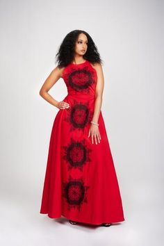 Anu African Print Jacket Dress – Ray Darten Red Embroidered Fitted Maxi Dress, Red Fitted Embroidered Dress, Fitted Red Embroidered Maxi Dress, Fitted Red Cotton Maxi Dress, Red Fitted Cotton Maxi Dress, Red Embroidered Dress For Gala, Embroidered Red Gala Dress, Fitted Red Embroidered Party Dress, Black Cotton Dress For Wedding