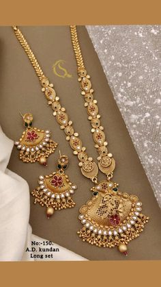 To buy just WhatsApp at 00917376436197 Antique Necklace, Brass Necklace, Gold Jewellery Design, Gold Jewelry, Gold Rings, Jewelry Design, Brass, Gold