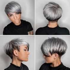 Short Hair Pixie Cuts, Short Hair Undercut, Super Short Hair, Edgy Short Hair, Brazilian Remy Hair, Undercut Pixie Haircut