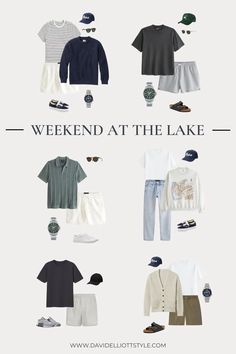 6 Outfits for a Weekend at the Lake to wear this summer! Read the full blog here. Lake Weekend, Lake Outfit, Edc Backpack, Outfits Dressy