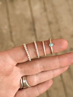 These rings are made of .925 sterling silver. I am new to silverwork, so please give me grace with sizing & my welding! Nonetheless, these rings are beautiful, simple, dainty stackers. They can be daily wearers, as they’re super comfortable! If you are purchasing 3 or more, check out my other listings for a set of 3, for a discount! These rings are handmade to order, so please allow 1-2 weeks before your order is shipped. Silver Wallet, Sterling Silver Stacking Rings, Silver Stacking Rings, Christmas Bracelet, Stacking Rings, Sterling Ring, Watch Bands, Jewelry Pieces, Sterling Silver Rings