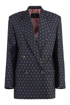 Elegant all-over Fiore Liberty floral motif Stylish lapel collar design Features two welt pockets and an additional chest pocket Padded shoulders for a structured silhouette Made of 87% premium wool and 13% cotton Perfect for Fall/Winter 2024 collection Liberty Floral, Fall Winter 2024, Collar Designs, Womens Blazers, Emilio Pucci, Winter 2024, 2024 Collection, Yoga Wear, Wool Blazer